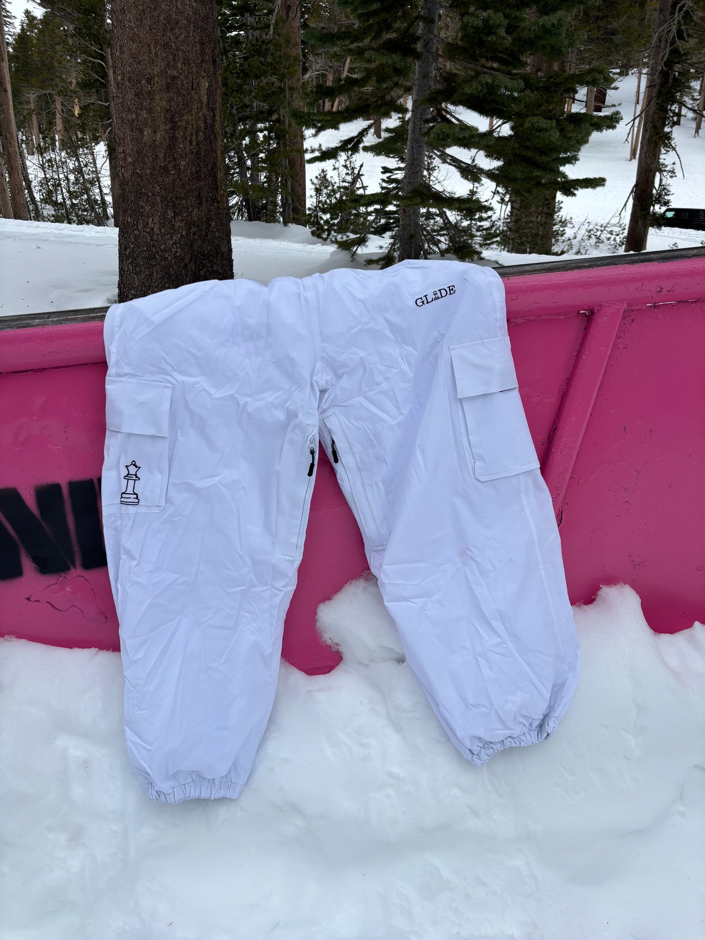 White Barebones Pant